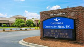 Carolinas Centers for Sight, P.C. Front Sign